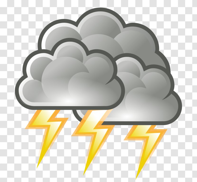 Thunderstorm Severe Weather Clip Art - Rain - Storm Transparent PNG