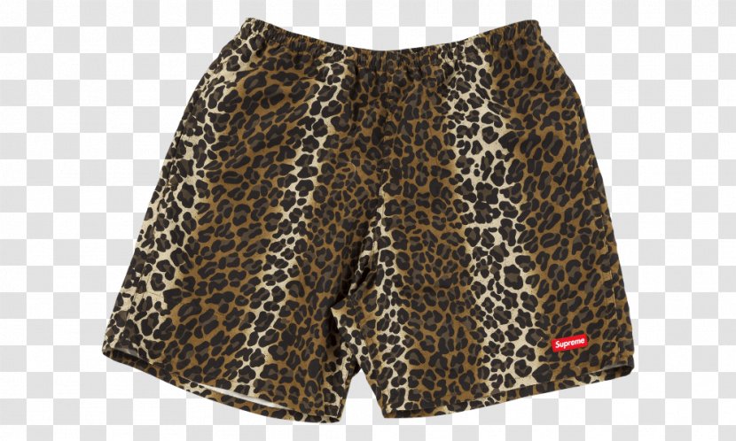 Trunks Shorts - Active - Leopard Face Transparent PNG