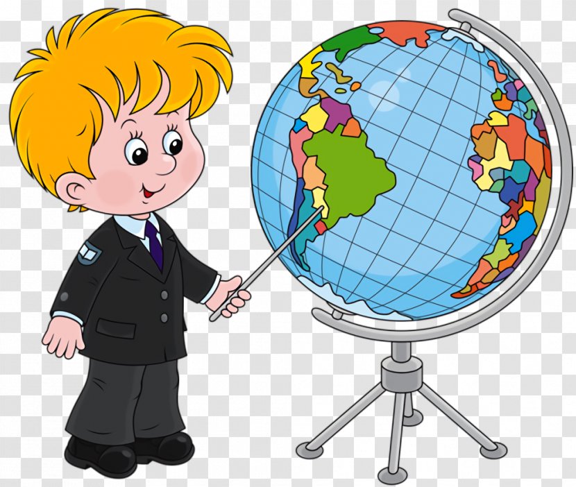 Cartoon Globe Sharing World Transparent PNG