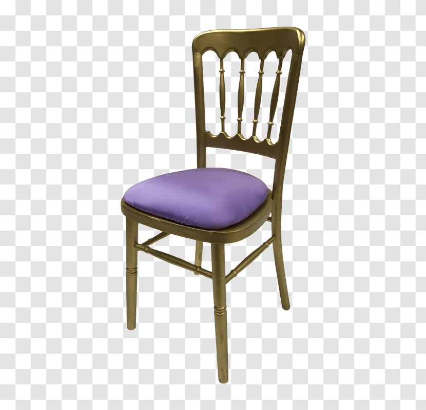 Table Chiavari Chair Cushion Wood - Purple Transparent PNG