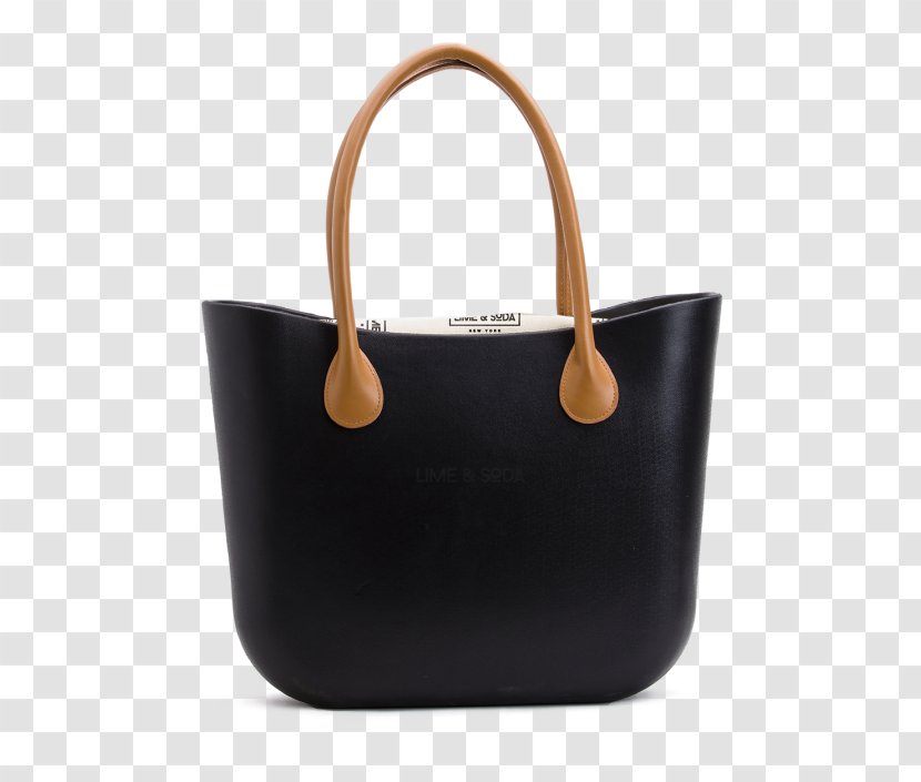Tote Bag Leather Messenger Bags - Black Transparent PNG