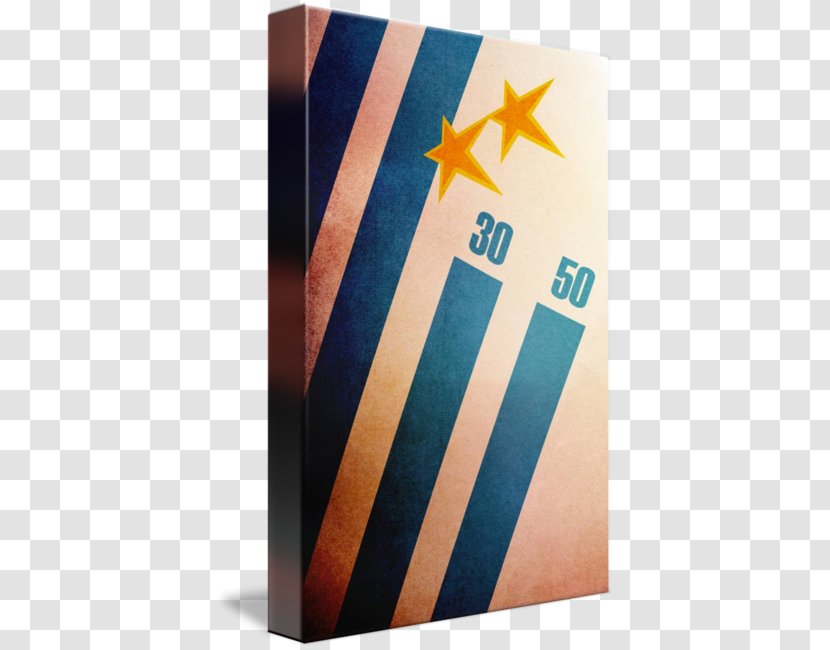 Uruguay National Football Team World Cup Gallery Wrap Cobalt Blue Canvas - Poster Transparent PNG