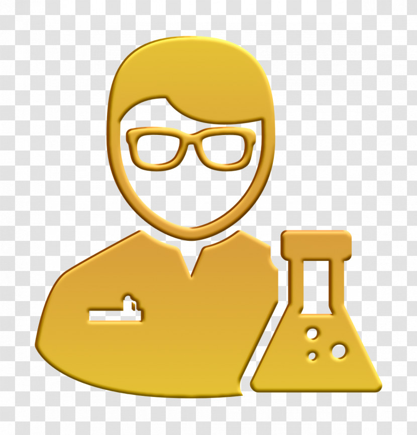 Technical Support Icon Science Icon Scientist With Task Icon Transparent PNG