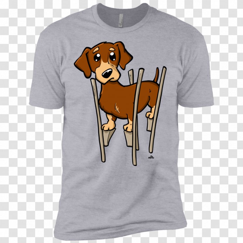 T-shirt Clothing Sleeve Jersey - T Shirt - Wiener-Dog Transparent PNG