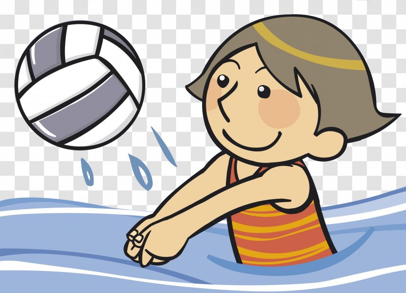Volleyball Free Water Swimming - Football Transparent PNG
