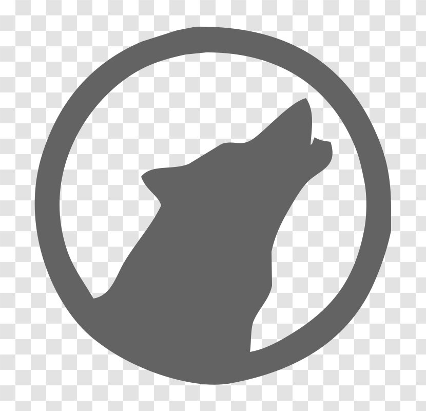 Bulldog Pack Arctic Wolf Lone Clip Art - Cat Like Mammal - Howling Vector Transparent PNG