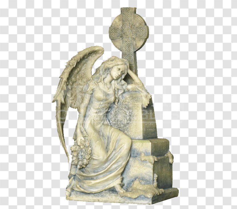 Statue Figurine Weeping Angel Gothic Architecture Sculpture Transparent PNG