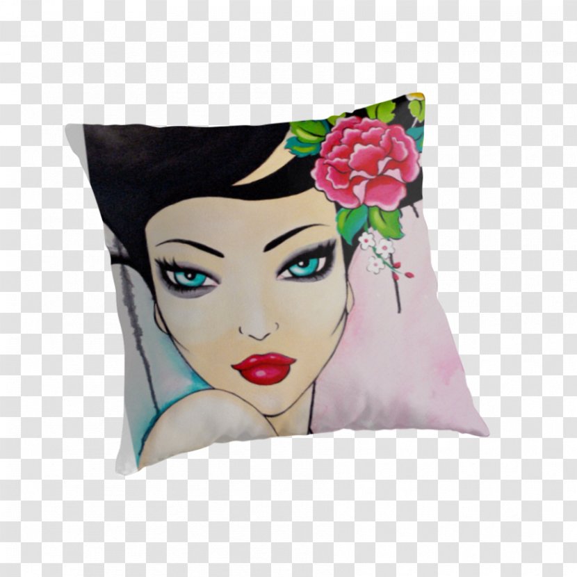 Cushion Throw Pillows Woman Female - Pillow Transparent PNG