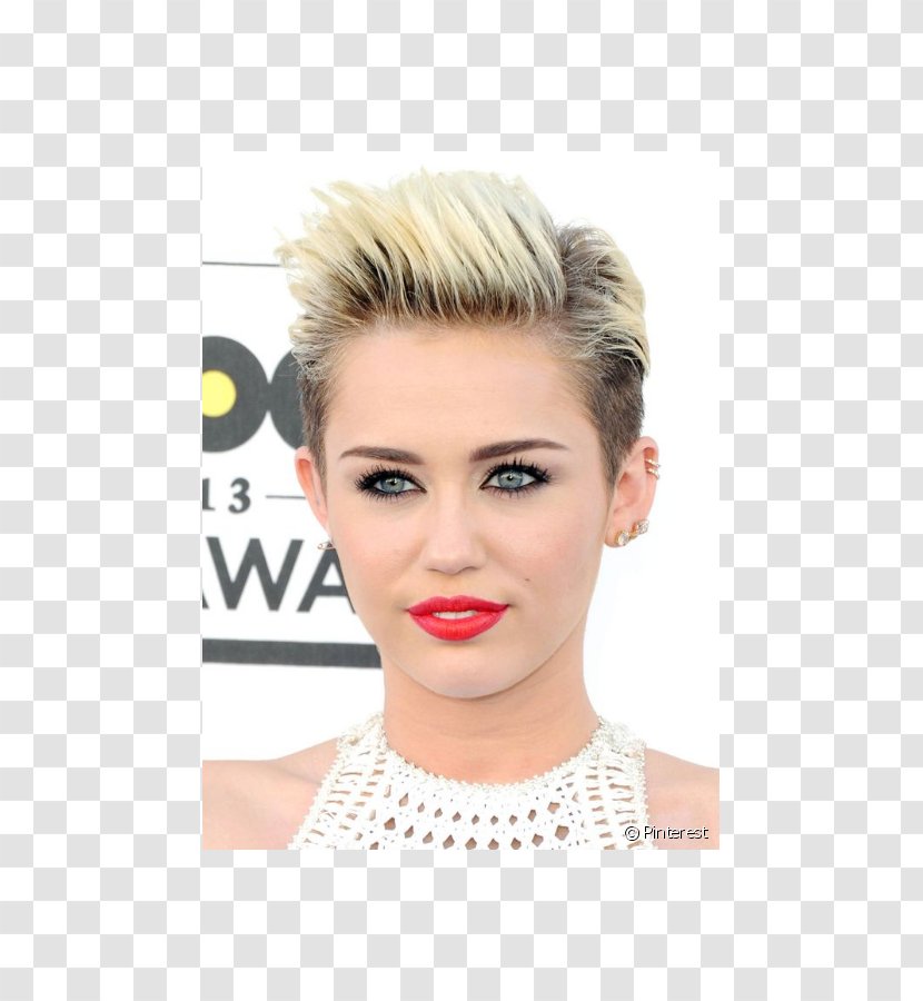 Miley Cyrus Pixie Cut Hairstyle Fashion - Cartoon Transparent PNG