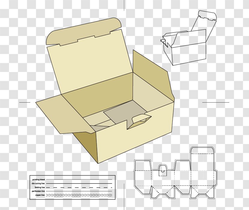 Paper Packaging And Labeling Box Net Carton - Furniture - Design Material Transparent PNG