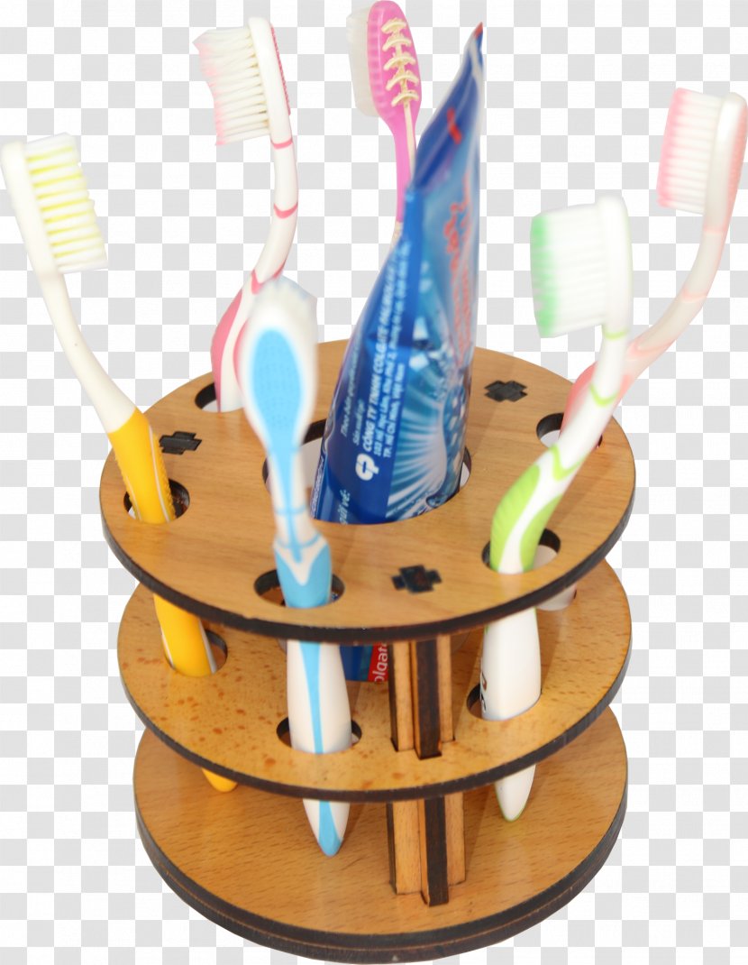 Toothbrush Table Wood Tool Kitchen - Supermarket Transparent PNG