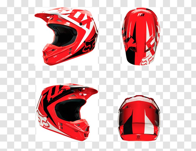 Motorcycle Helmets Fox Racing Motocross Helmet - Bicycles Equipment And Supplies Transparent PNG