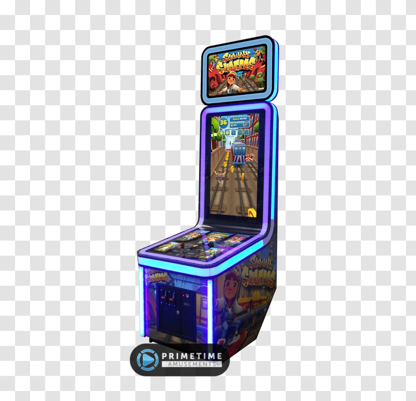 Arcade Cabinet Subway Surfers Assault Temple Run Jet Set Radio - Machine - Surfer Transparent PNG