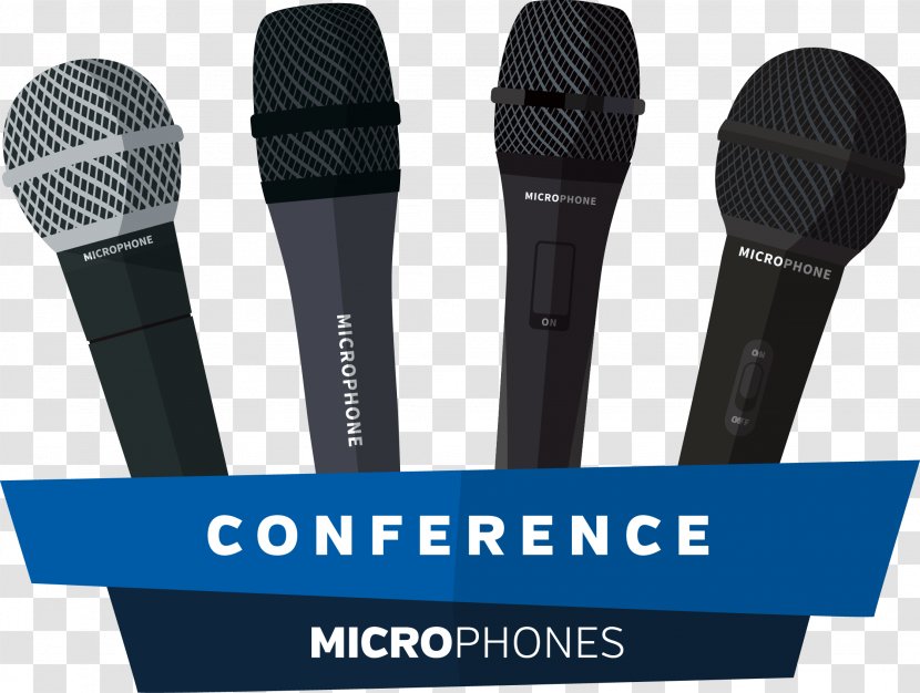 Microphone Poster Illustration - Beautifully Transparent PNG