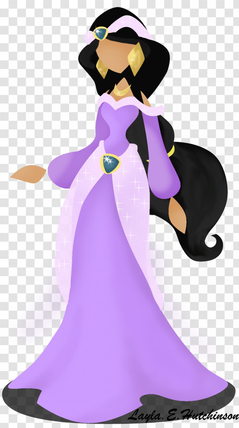 Purple Aladdin Disney Jasmine - Princess Jasmine Purple Disney Film Color Transparent Png