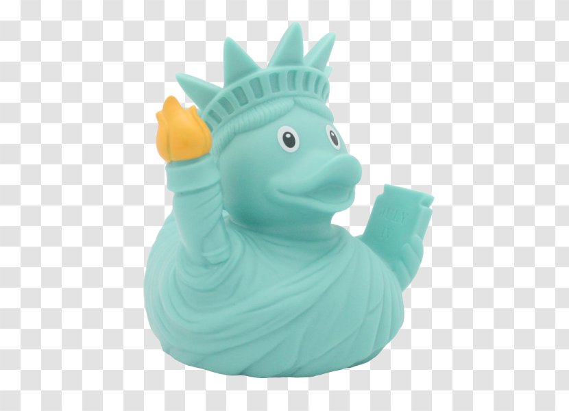 Rubber Duck Statue Of Liberty Toy Natural - New York City Transparent PNG