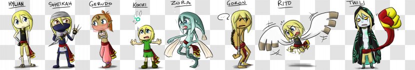 The Legend Of Zelda: Breath Wild Universe Zelda Princess Goron Oocca - Race Transparent PNG