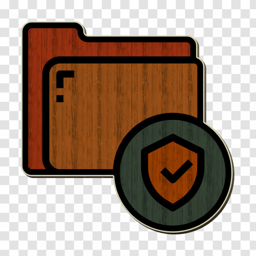 Folder And Document Icon Shield Icon Secure Icon Transparent PNG