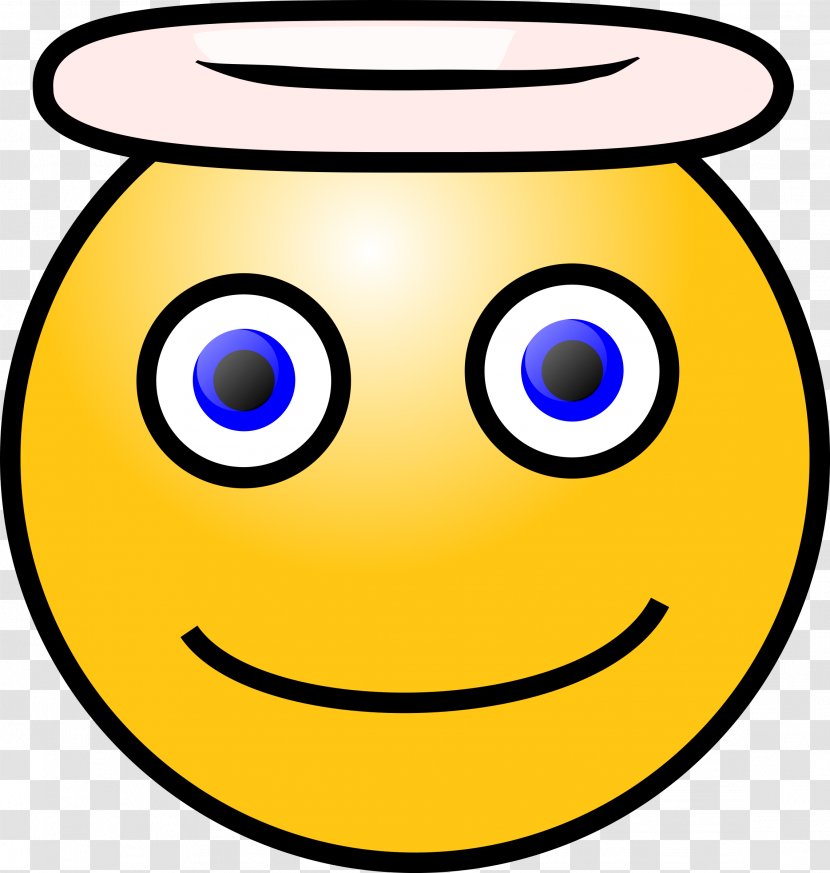 Smiley Emoticon Clip Art - Happiness - Angel Transparent PNG