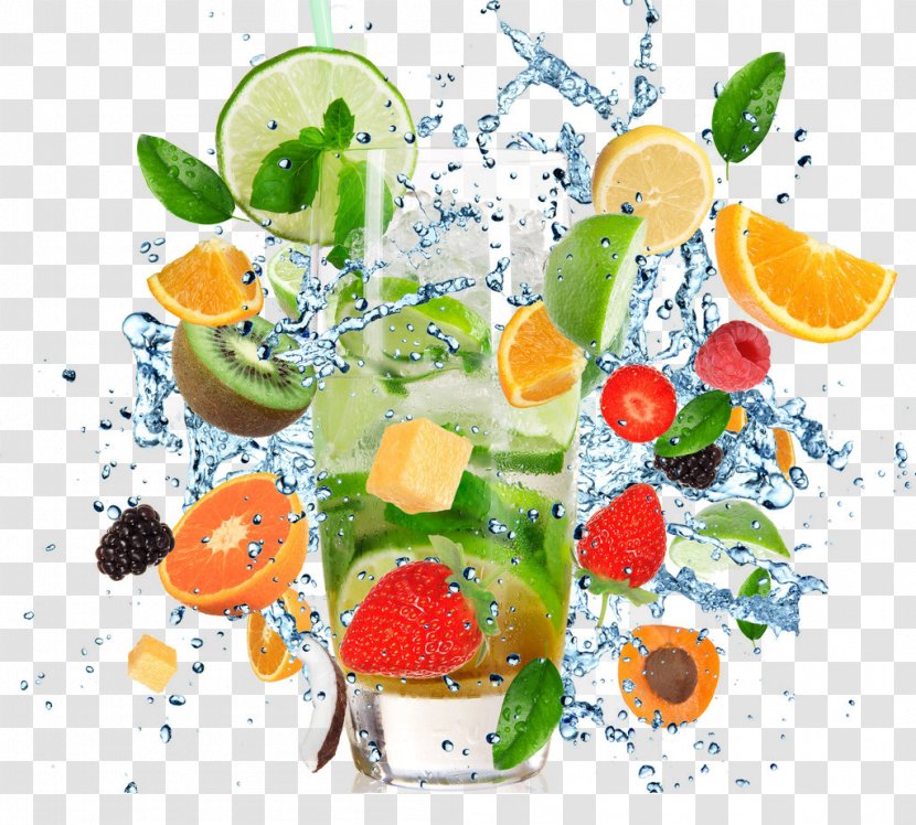 Cocktail Juice Fruit - Garnish - Splash Of Transparent PNG