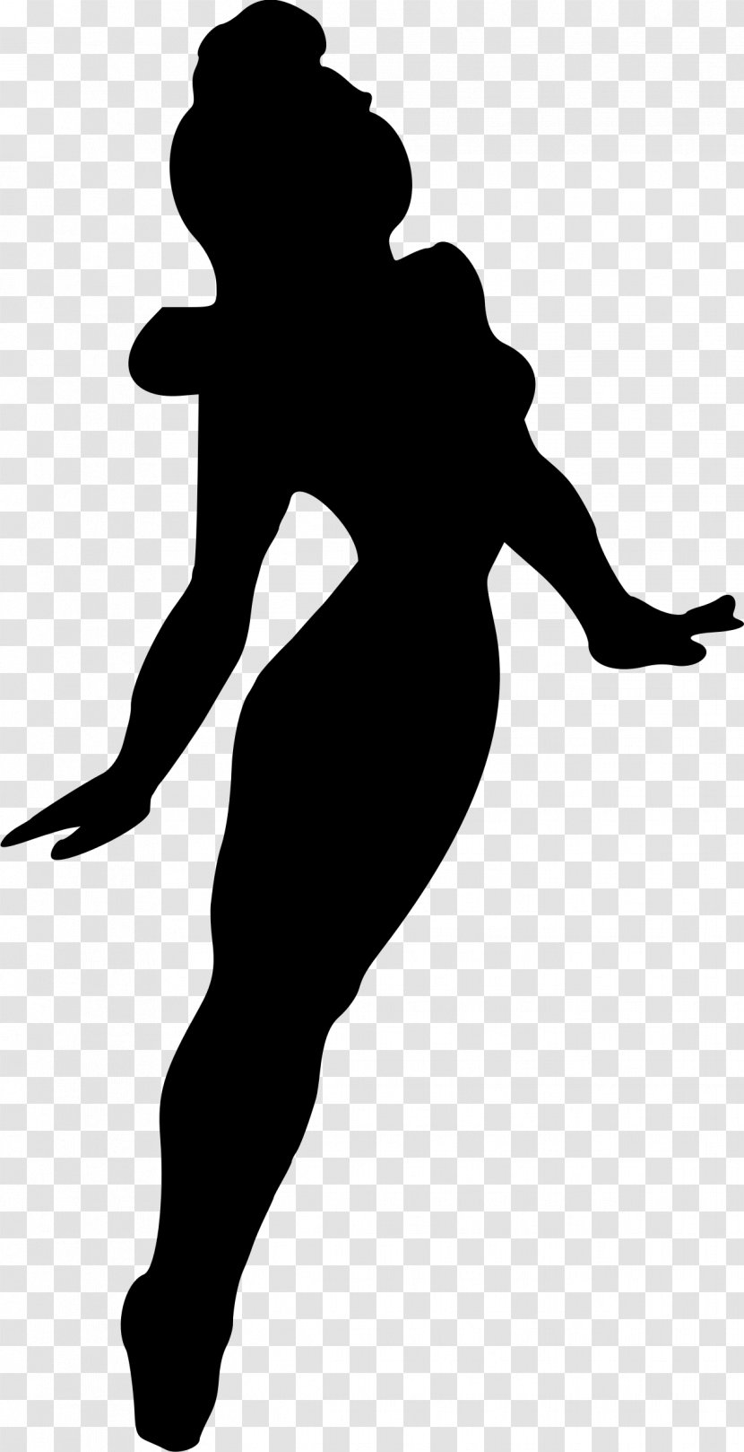 Clip Art - Silhouette - Womens Transparent PNG