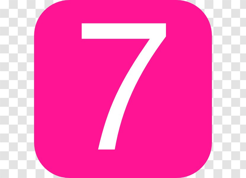 Number Clip Art - Logo - Pink M Transparent PNG