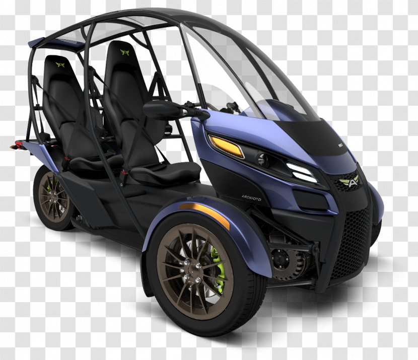 Electric Vehicle Car Arcimoto Three-wheeler - ELECTRIC CAR Transparent PNG