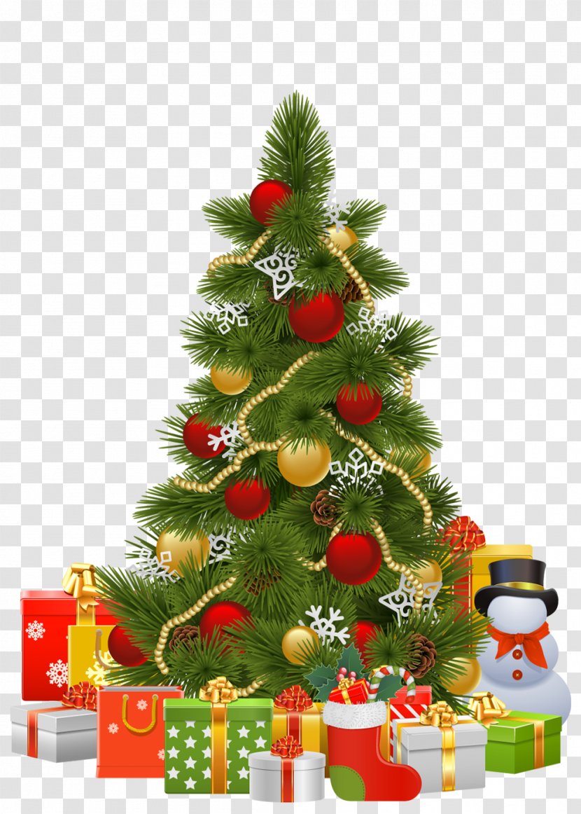 Artificial Christmas Tree Lights - Santa Clause Transparent PNG