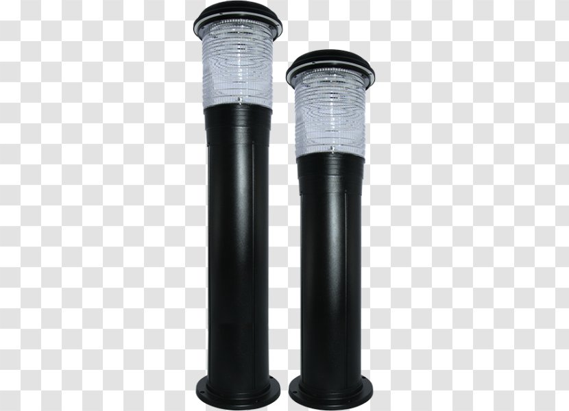 Landscape Lighting Bollard Solar Power Lamp - Cylinder - Light Transparent PNG