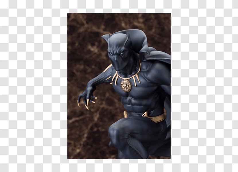 Black Panther Spider-Man Erik Killmonger Marvel Cinematic Universe Statue - Fine Art Transparent PNG