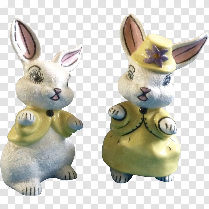 Hare Figurine Animal - Hand-painted Easter Transparent PNG