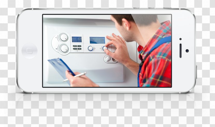 Central Heating Boiler HVAC Plumbing Air Conditioning - Communication Device - Unwanted Prevention Transparent PNG