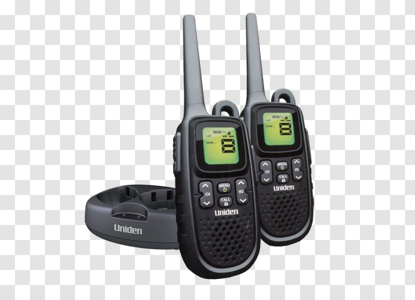 Walkie-talkie Uniden PMR446 Two-way Radio General Mobile Service - Station Transparent PNG