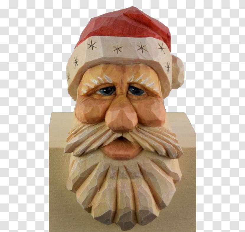 Pxe8re Noxebl Santa Claus Wood Carving Christmas - Stone Transparent PNG