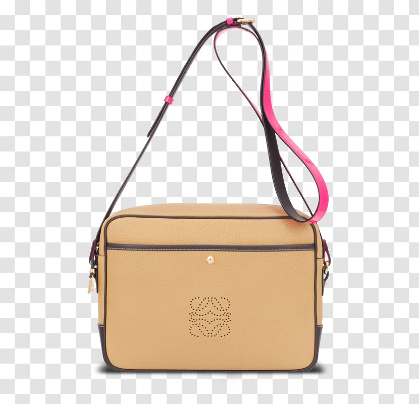 Handbag Leather Messenger Bags - Beige - Bag Transparent PNG