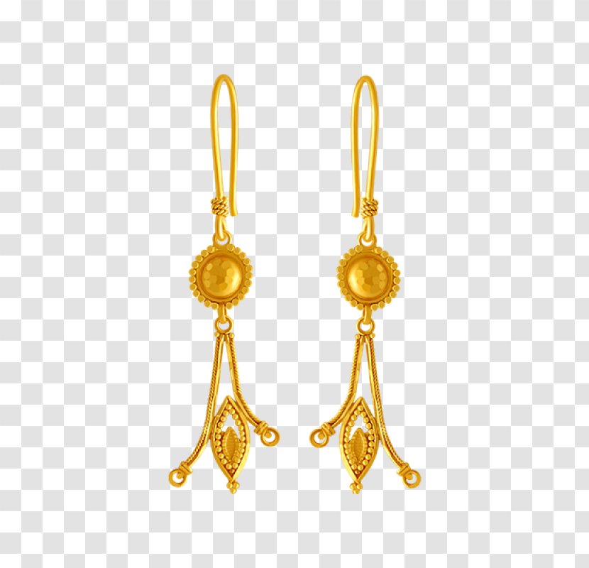 Earring Jewellery Colored Gold Transparent PNG