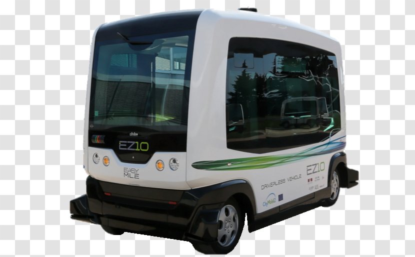 EasyMile SAS Minibus EZ10 Car Transport - Electric Vehicle Transparent PNG