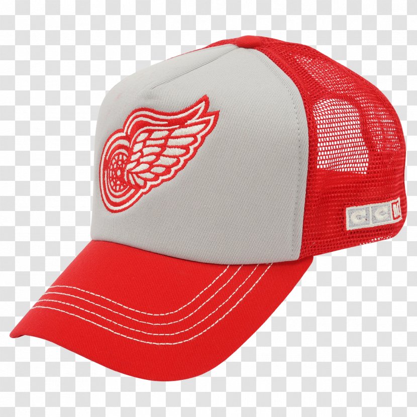 Baseball Cap National Hockey League Detroit Red Wings - Hat Transparent PNG