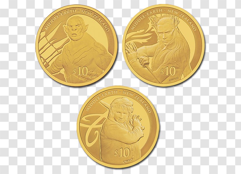 Bilbo Baggins Smaug Thranduil Coin The Hobbit - An Unexpected Journey - Lakshmi Gold Transparent PNG