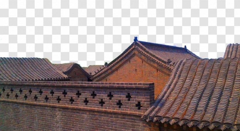 China Architecture Facade Building - Property - Chinese Style Red Brick Antiquity Transparent PNG