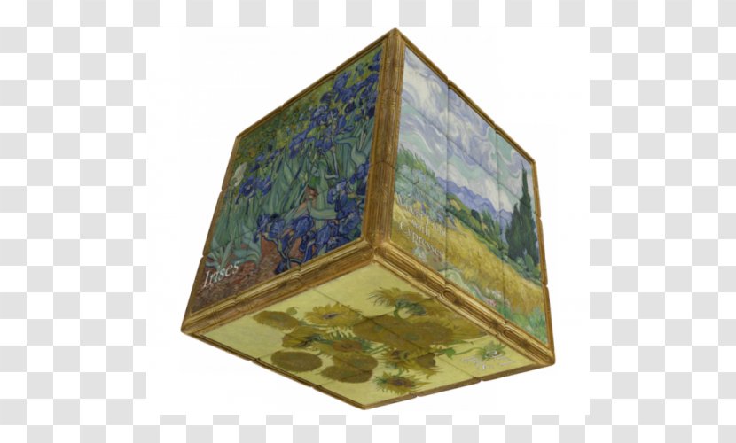 V-Cube 7 Puzzle Sudoku Cube Game - Van Gogh Transparent PNG