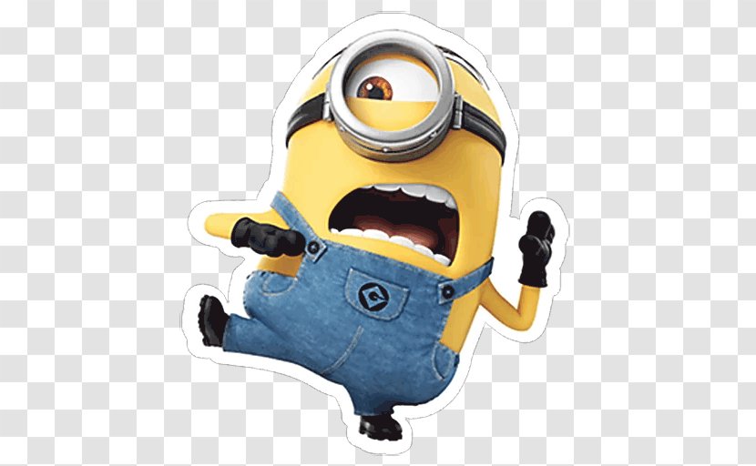 Stuart The Minion Bob Scarlett Overkill Minions Sticker Transparent PNG