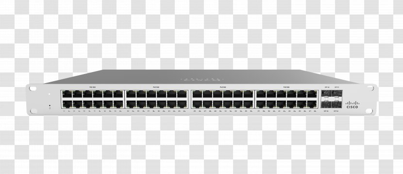 Cisco Meraki Power Over Ethernet Gigabit Network Switch Computer - Mantle Transparent PNG