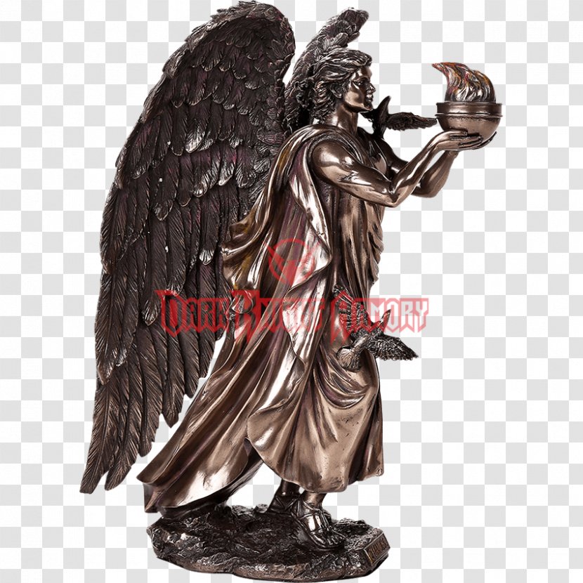 Bronze Sculpture Angel Gabriel Camael Transparent PNG