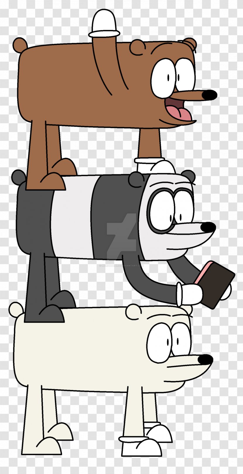 Fan Art Cartoon Giant Panda - Tree - Marshal Transparent PNG