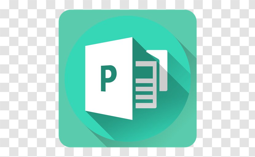 Microsoft Publisher Publishing Computer Software Office - Aqua - Publications Transparent PNG