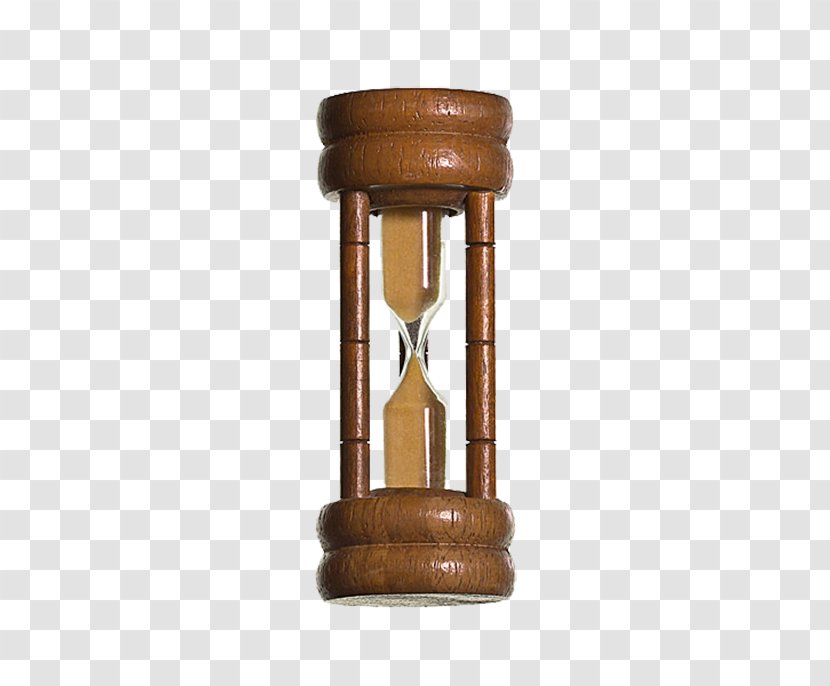 Hourglass Sand Time - Wooden Golden Transparent PNG