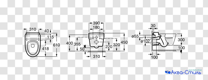 Roca Toilet Bidet Door Handle Sink - Seat Transparent PNG