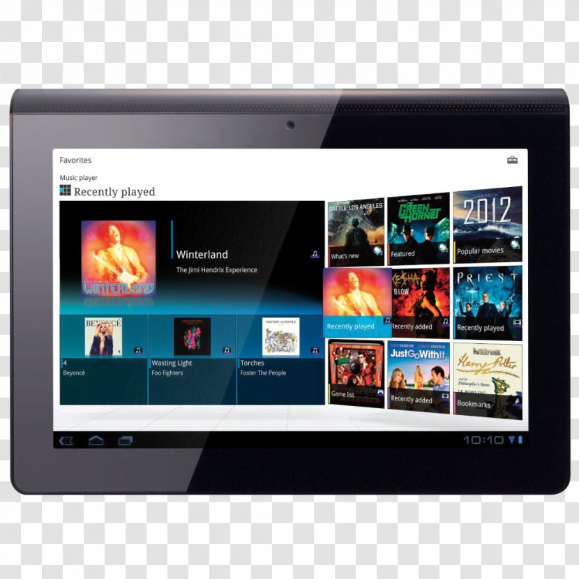 Sony Tablet S Xperia Z Blu-ray Disc Reader - Computer Transparent PNG