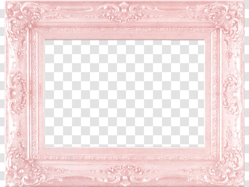 Pink Picture Frame - Border European Pattern Transparent PNG